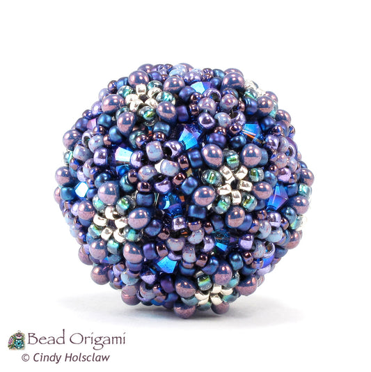 Crystal Ball Beaded Bead