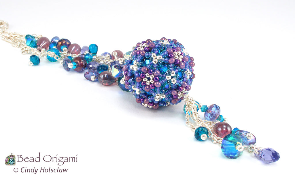 Crystal Ball Beaded Bead