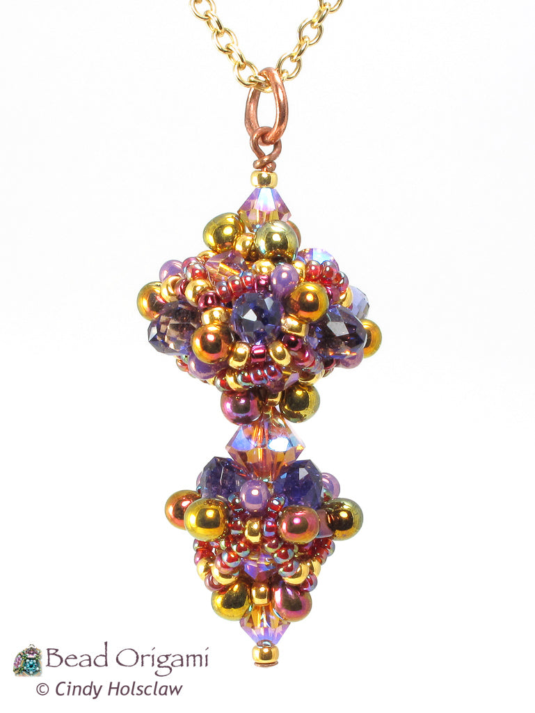 Double Pagoda Beaded Bead