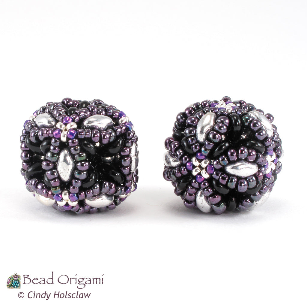 Fiberoptic Duo Beaded Beads