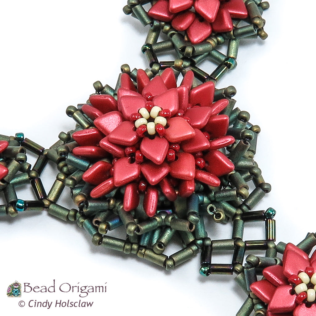 Poinsettia Bouquet Necklace