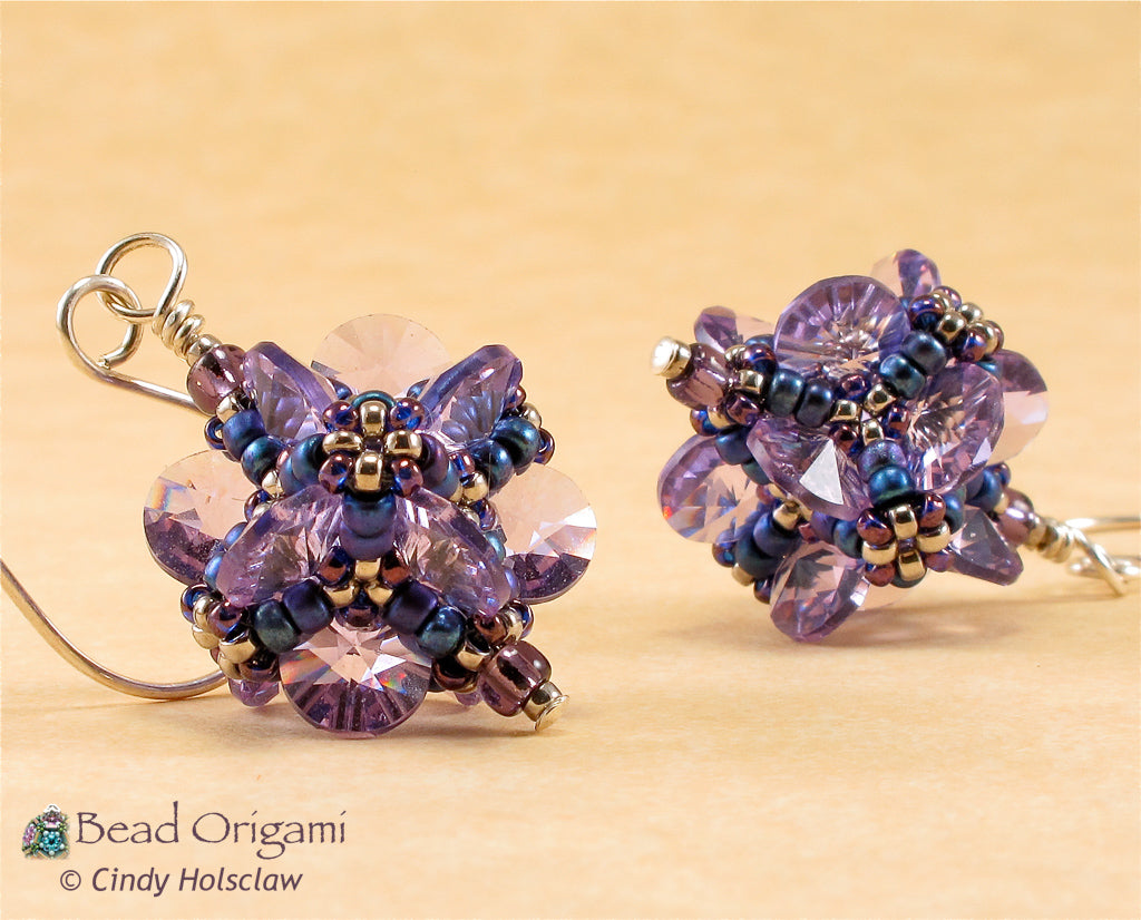 Squared Circles Beaded Bead