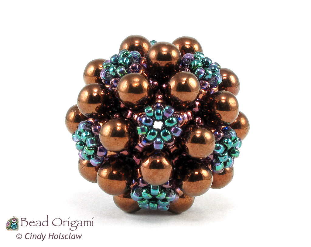 Teardrop Bubbles Beaded Bead