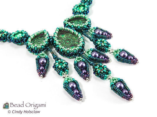 Mystic Seas Necklace coming to the Virtual Beaders Dream Retreat