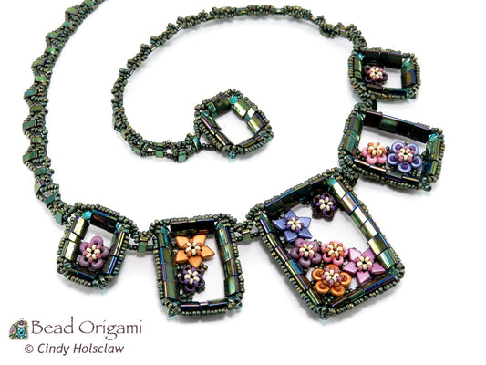 Framed Art Blossoms Necklace