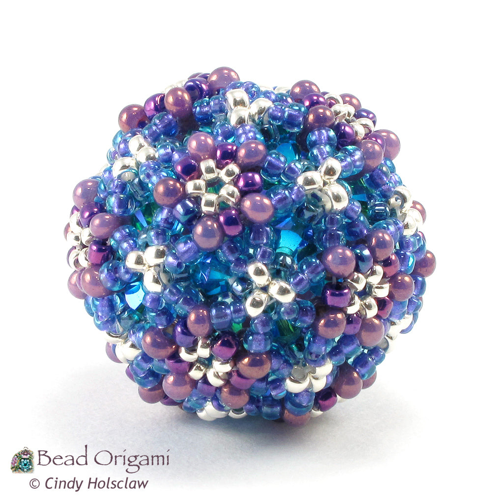 Crystal Ball Beaded Bead