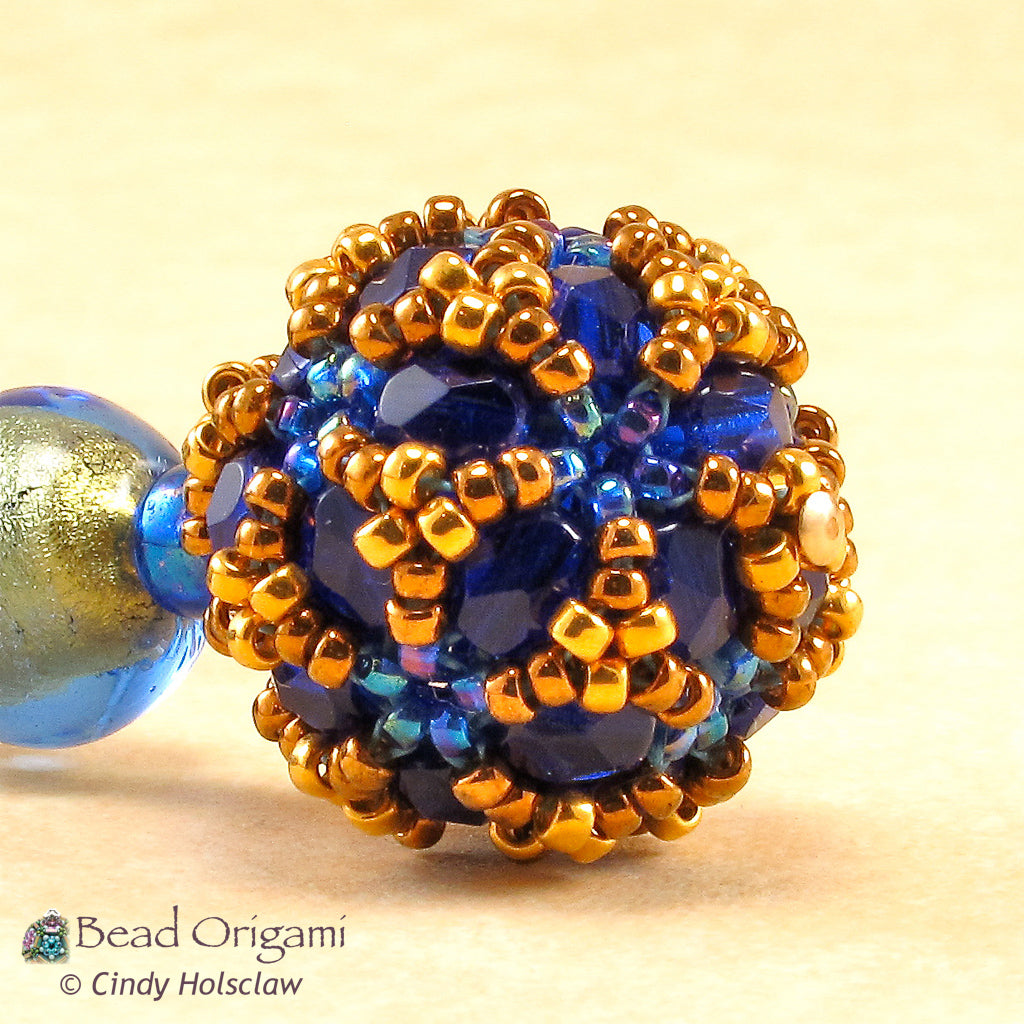 Disco Ball Beaded Bead