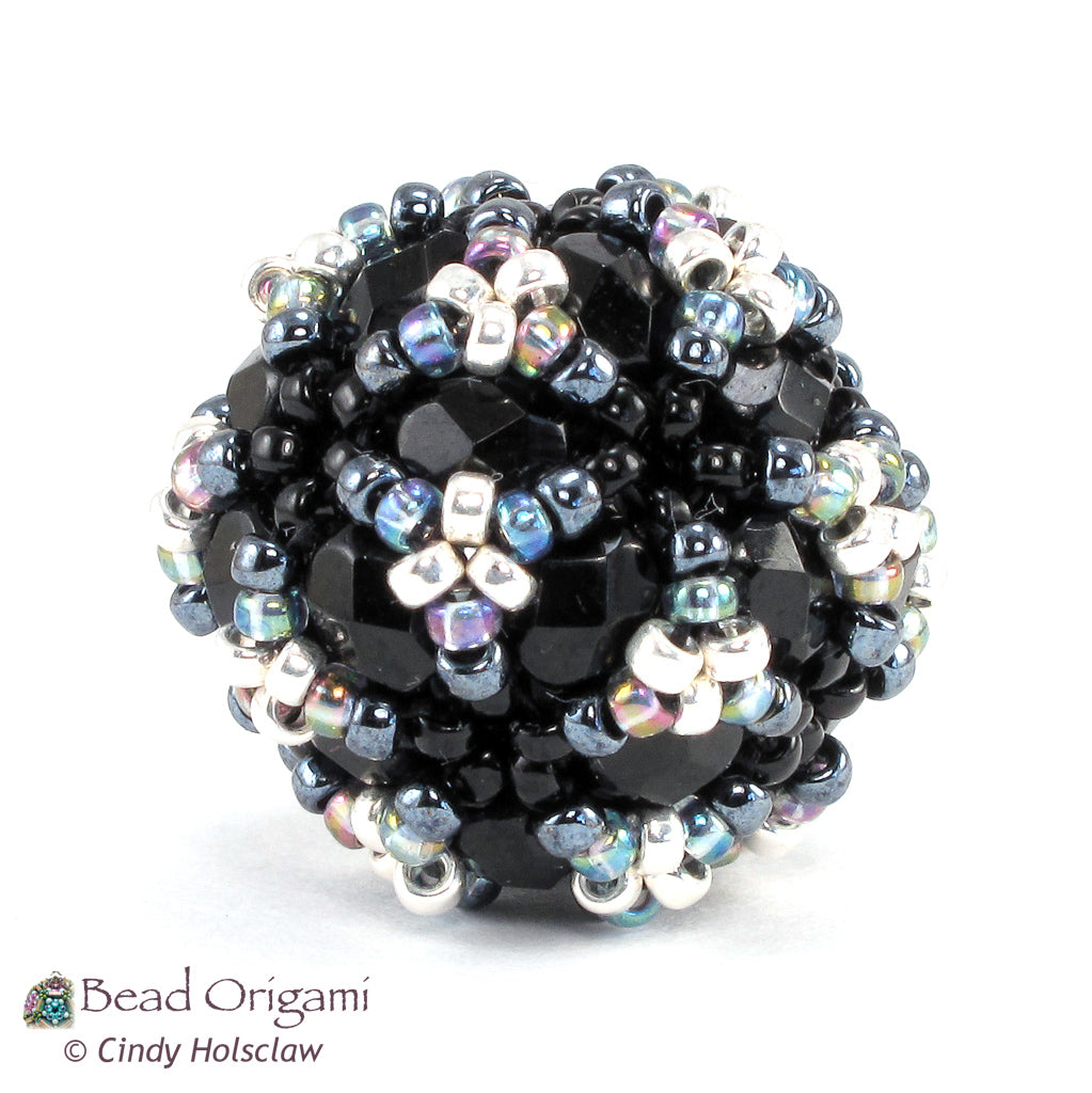 Disco Ball Beaded Bead