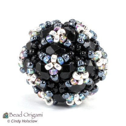 Disco Ball Beaded Bead