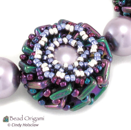Double Rosette Beaded Beads