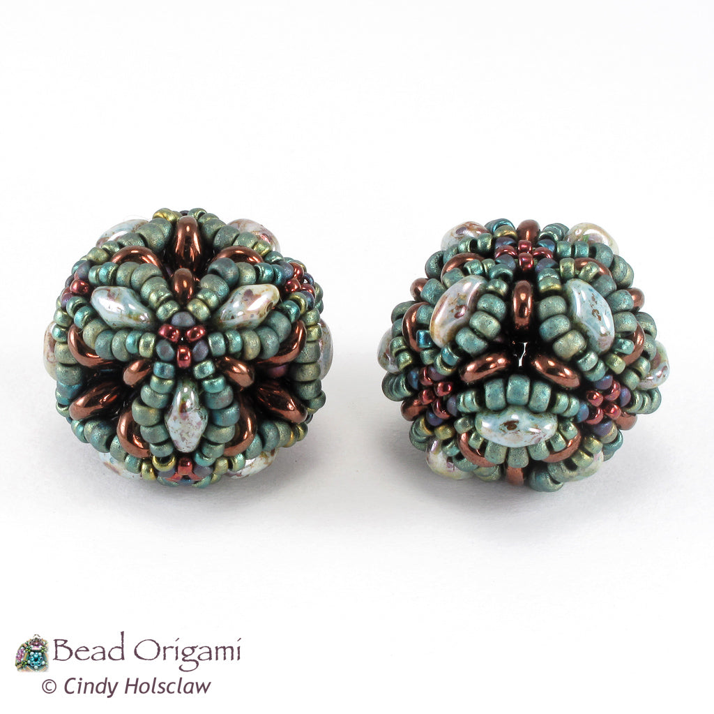 Fiberoptic Duo Beaded Beads