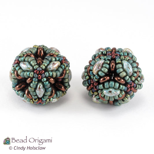 Fiberoptic Duo Beaded Beads