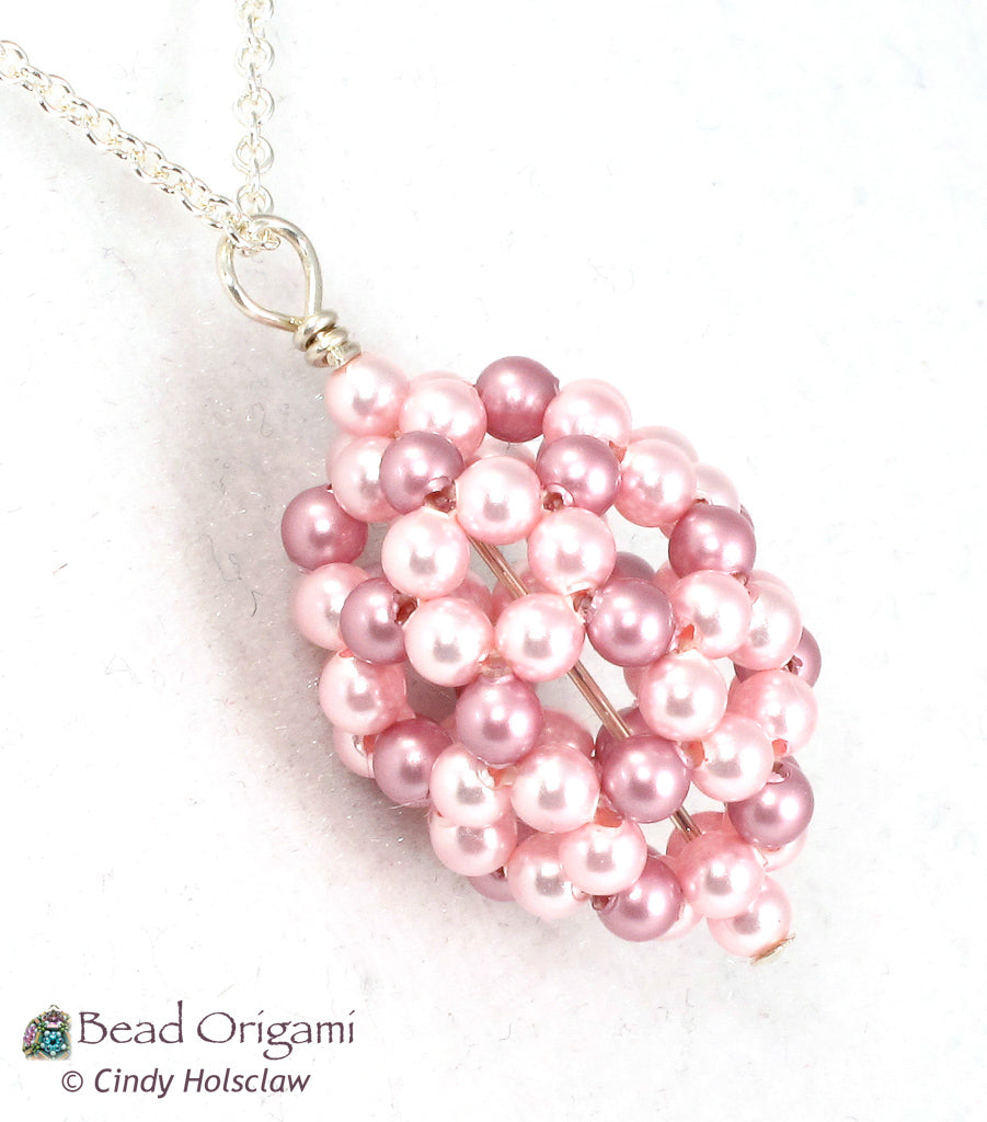 Plum Egg Beaded Bead