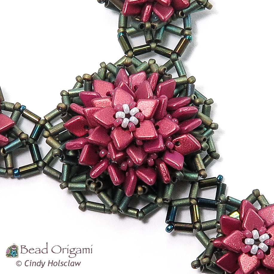 Poinsettia Bouquet Necklace